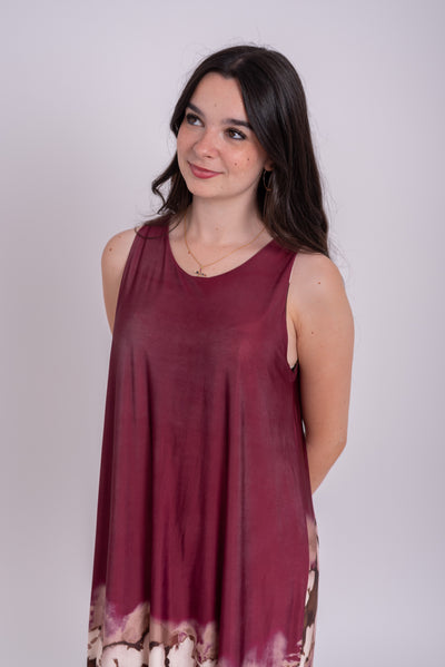 Vestido Beatriz Burdeos