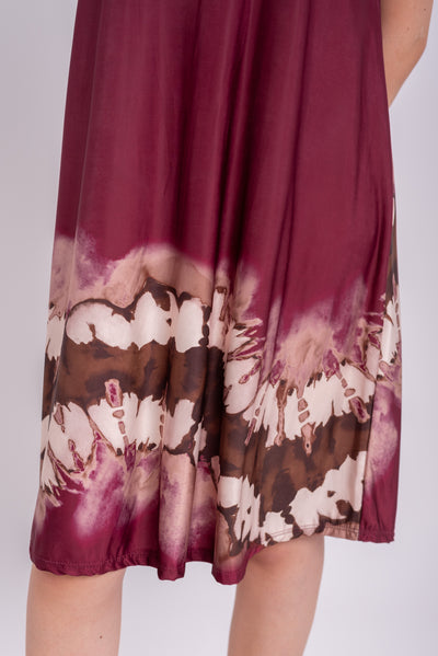 Vestido Beatriz Burdeos