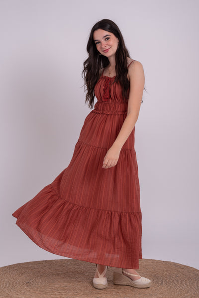 Vestido Lively Teja