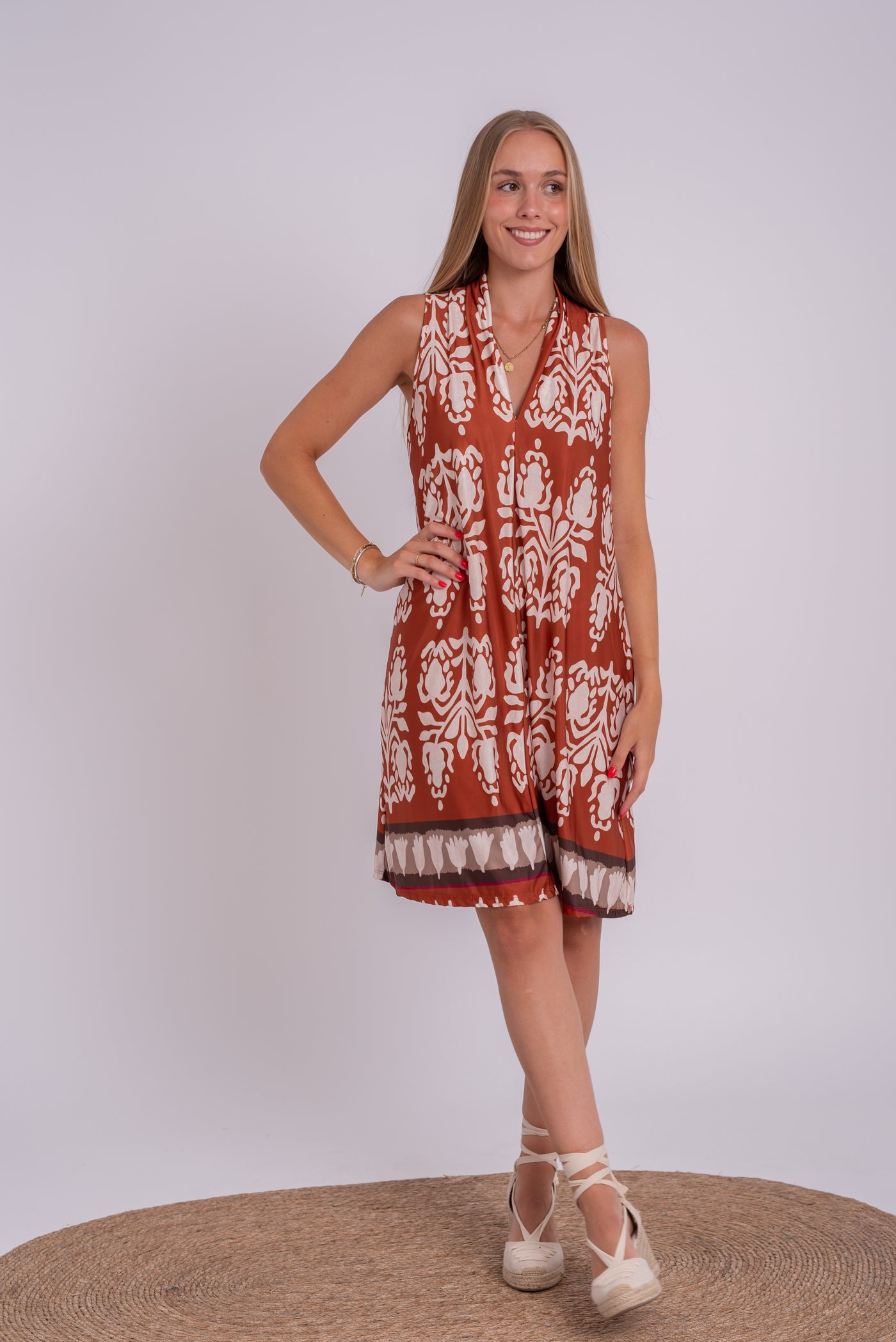 Vestido Portia Teja