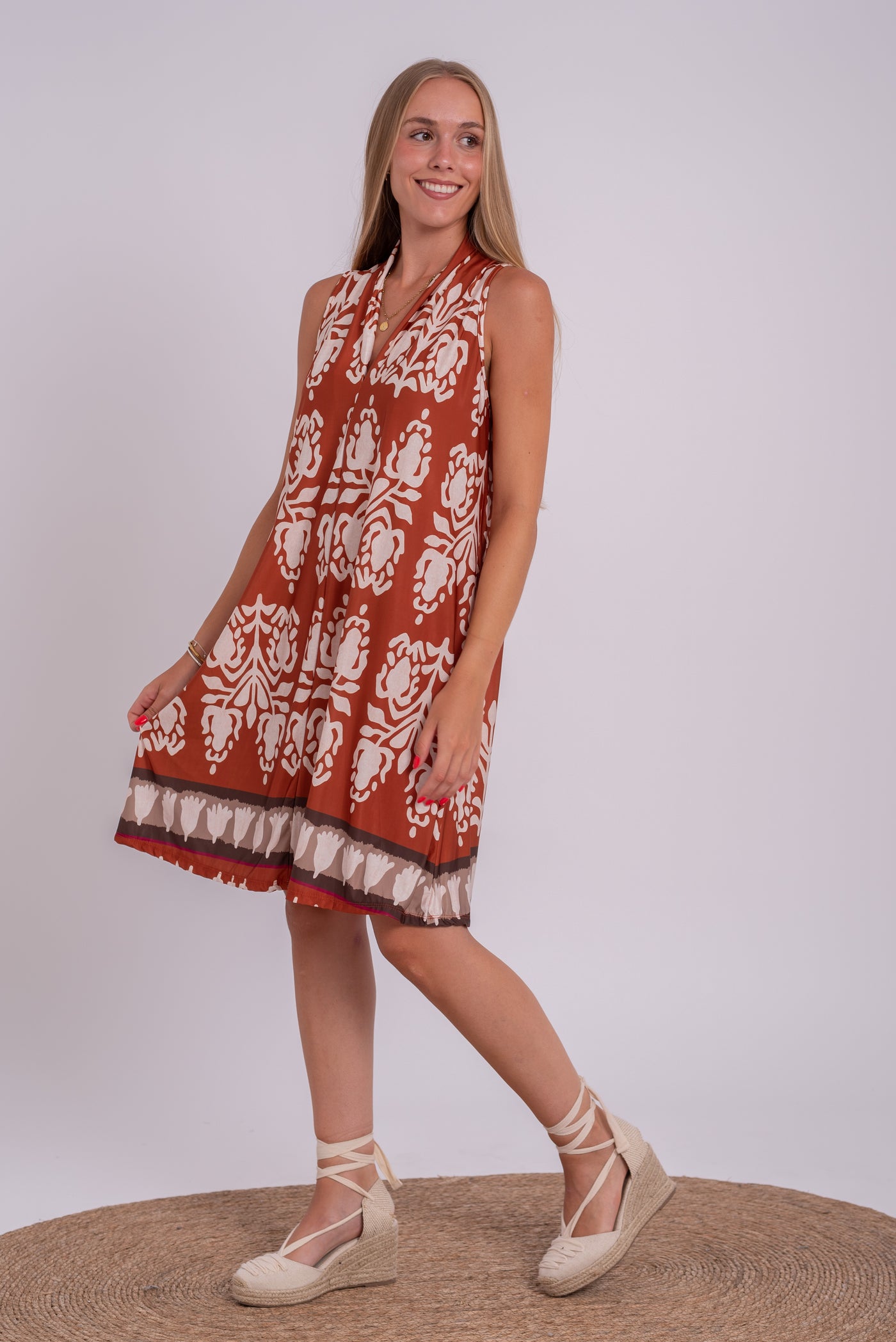 Vestido Portia Teja