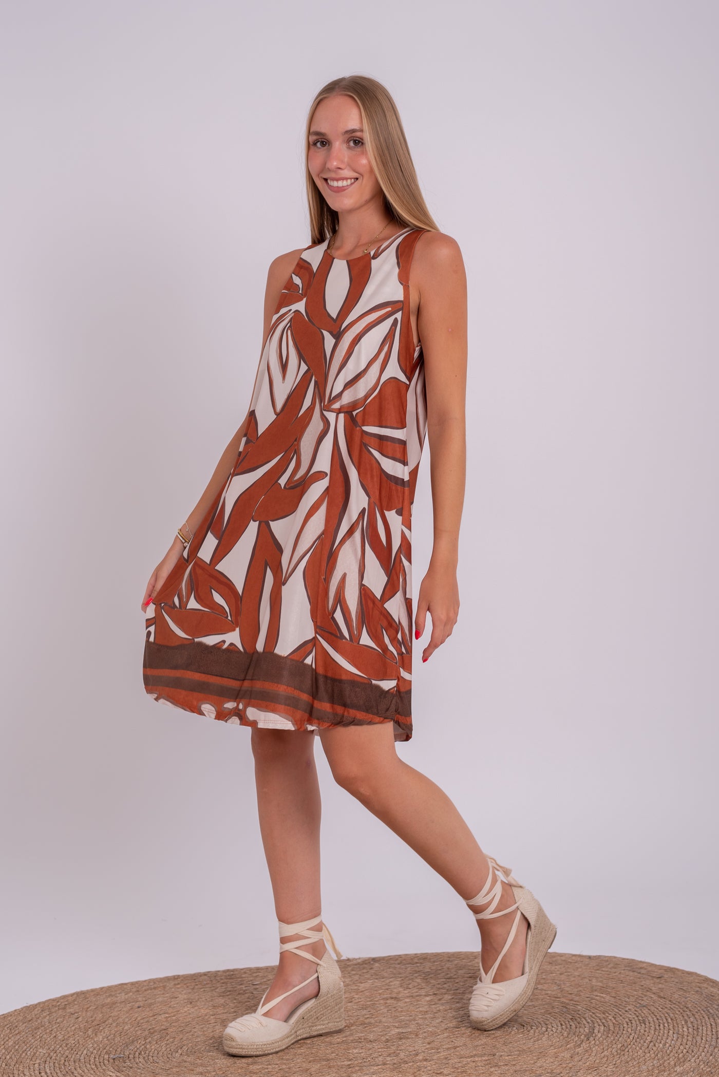 Vestido Alana Teja