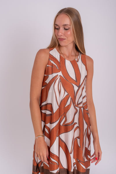 Vestido Alana Teja