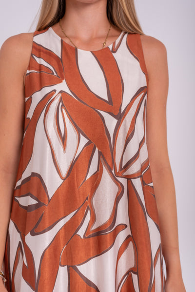 Vestido Alana Teja