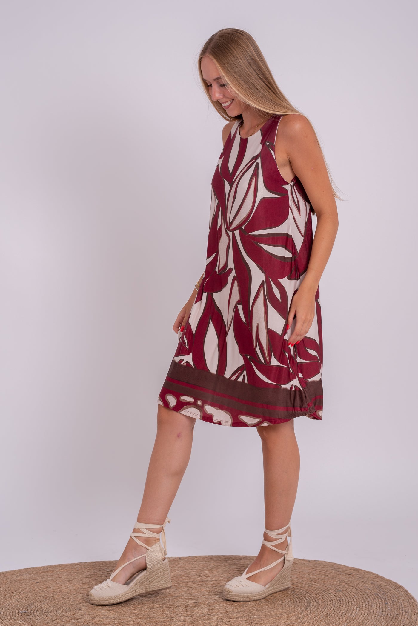 Vestido Alana Burdeos