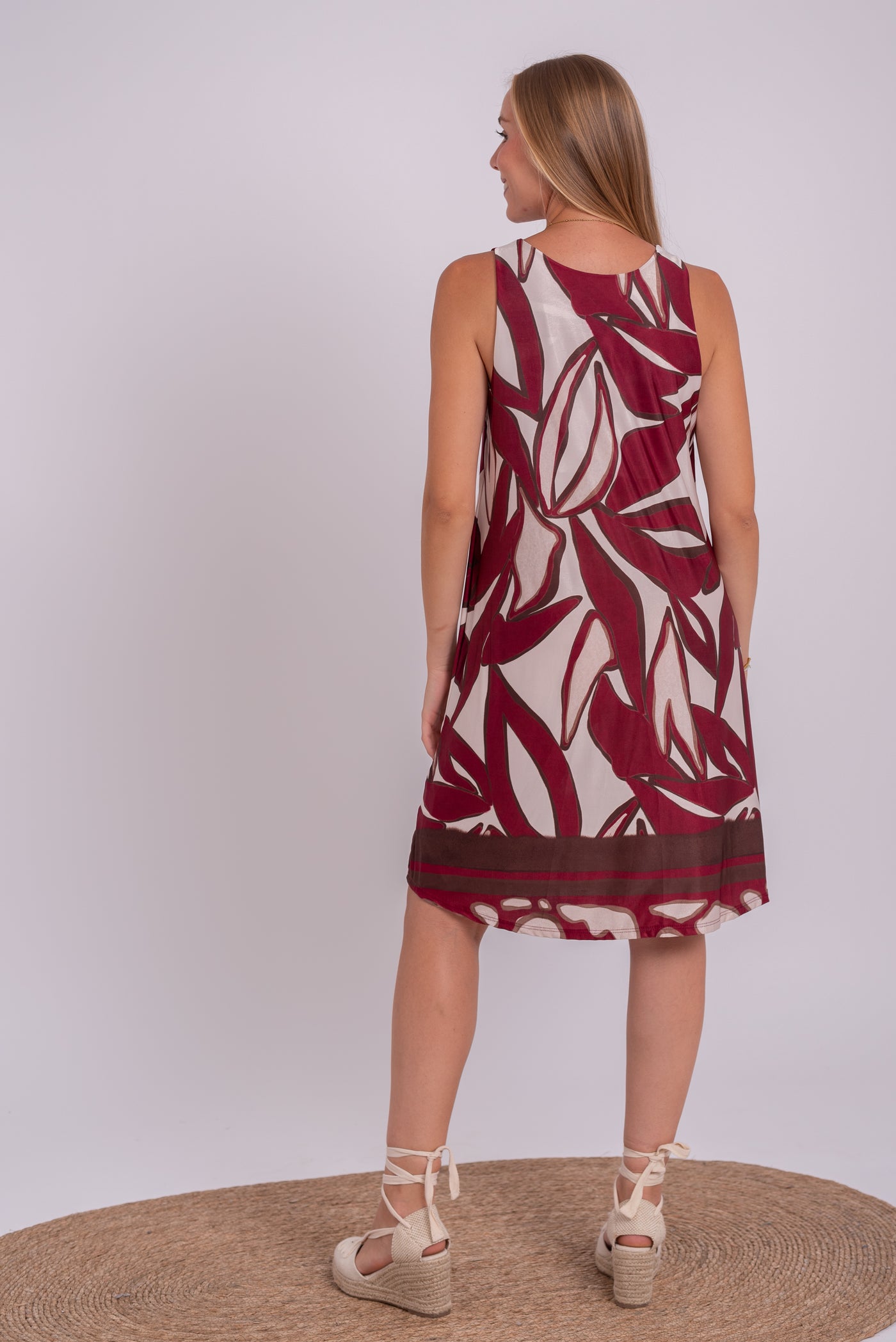 Vestido Alana Burdeos