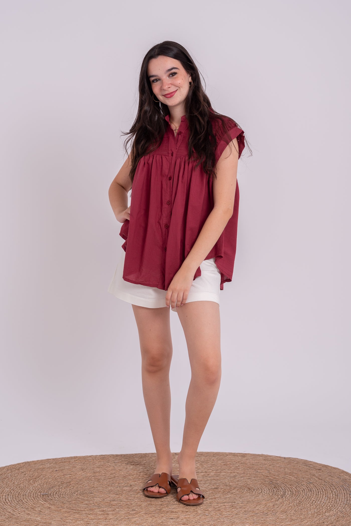 Blusa Rocio Burdeos