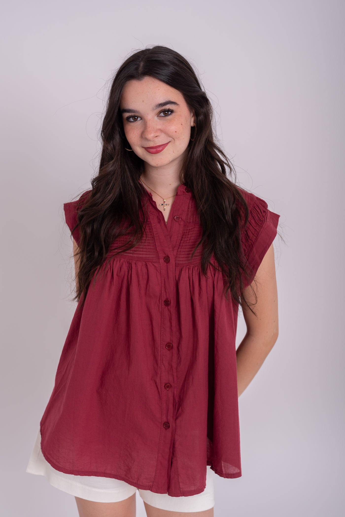 Blusa Rocio Burdeos