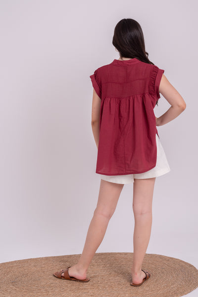 Blusa Rocio Burdeos