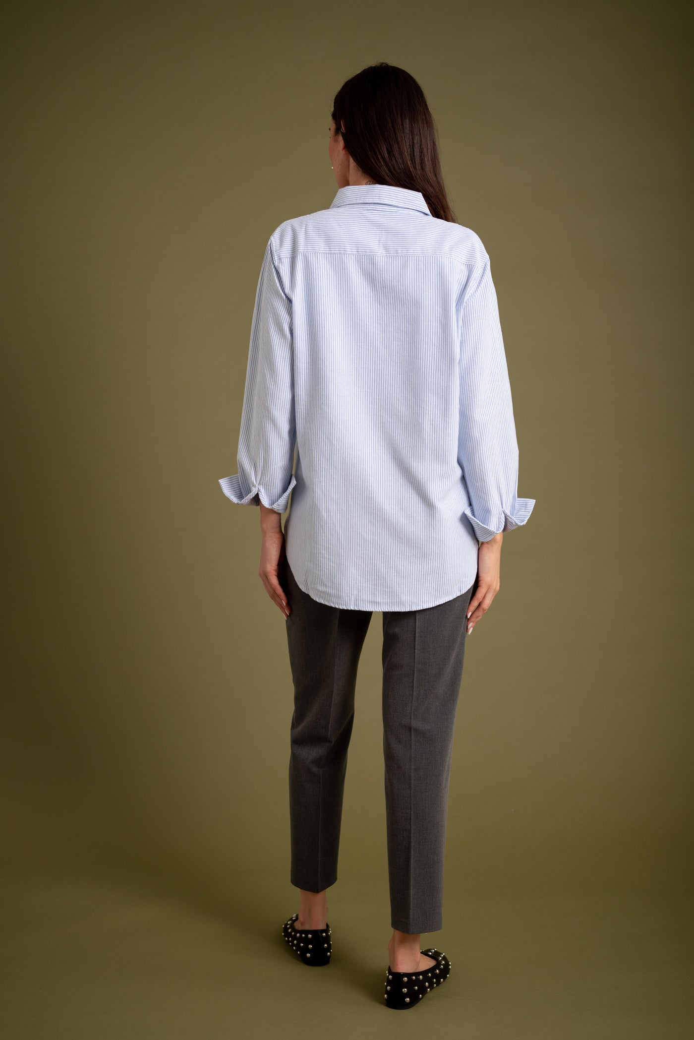 Camisa Oxford Rayas