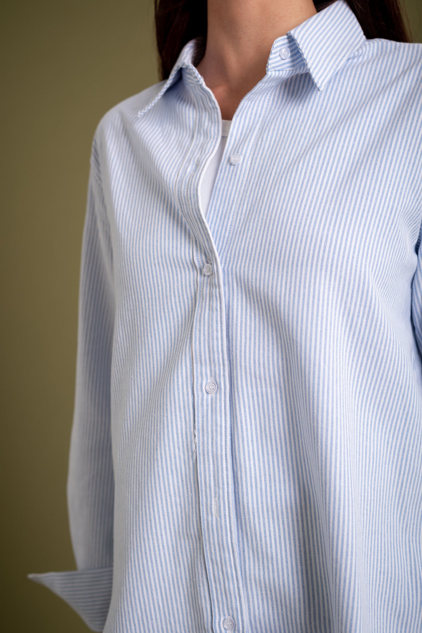 Camisa Oxford Rayas