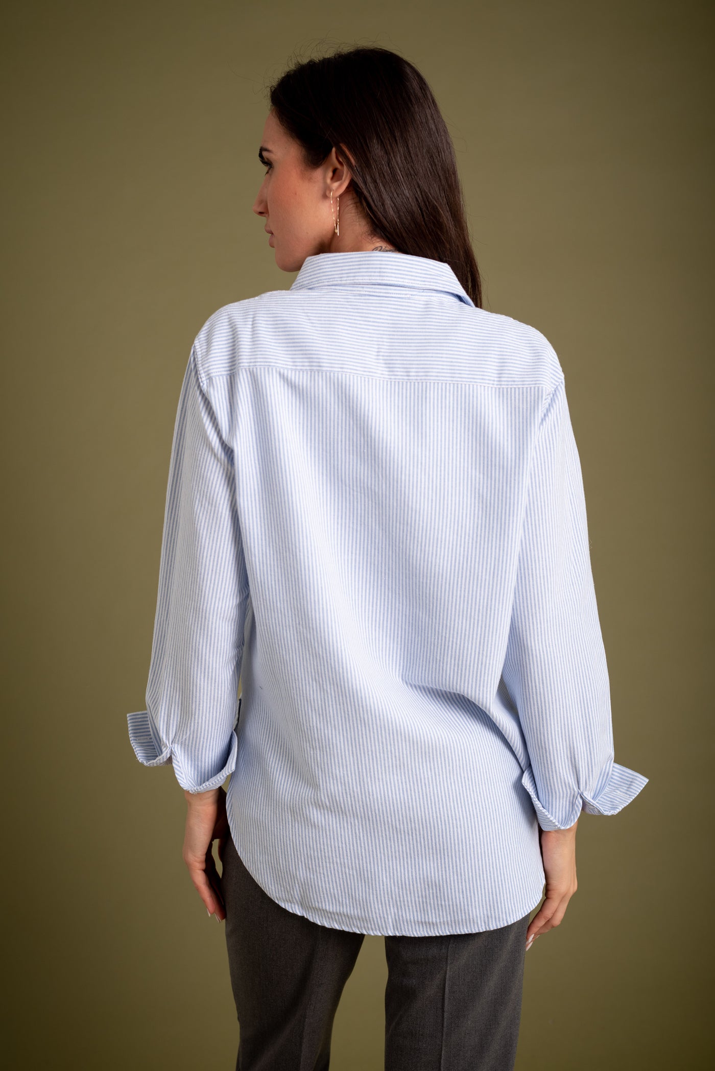 Camisa Oxford Rayas
