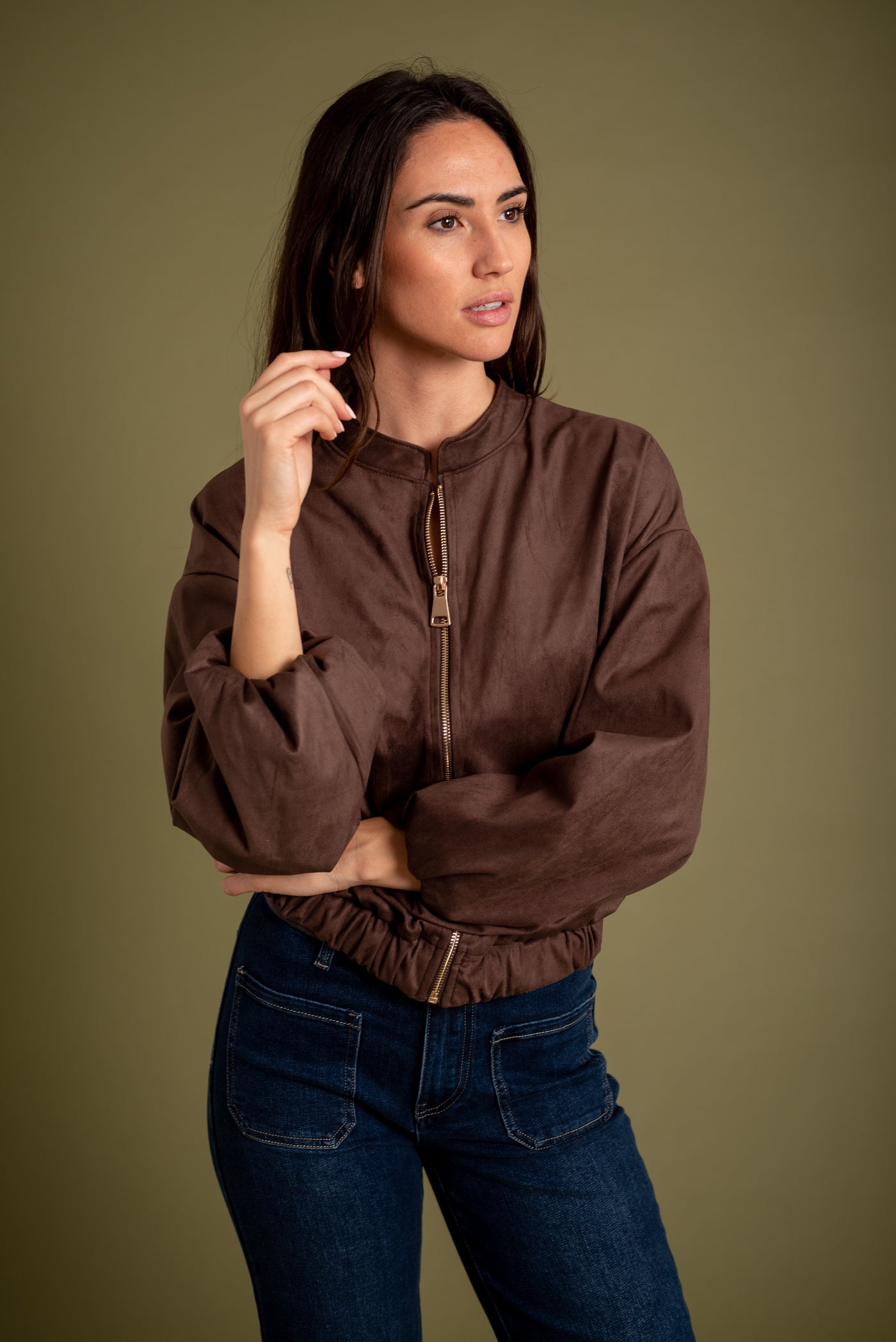 Bomber Leticia Chocolate