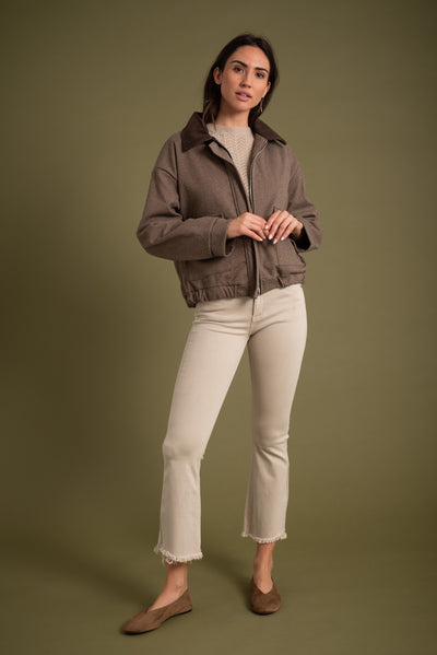 Bomber Sofía Moka