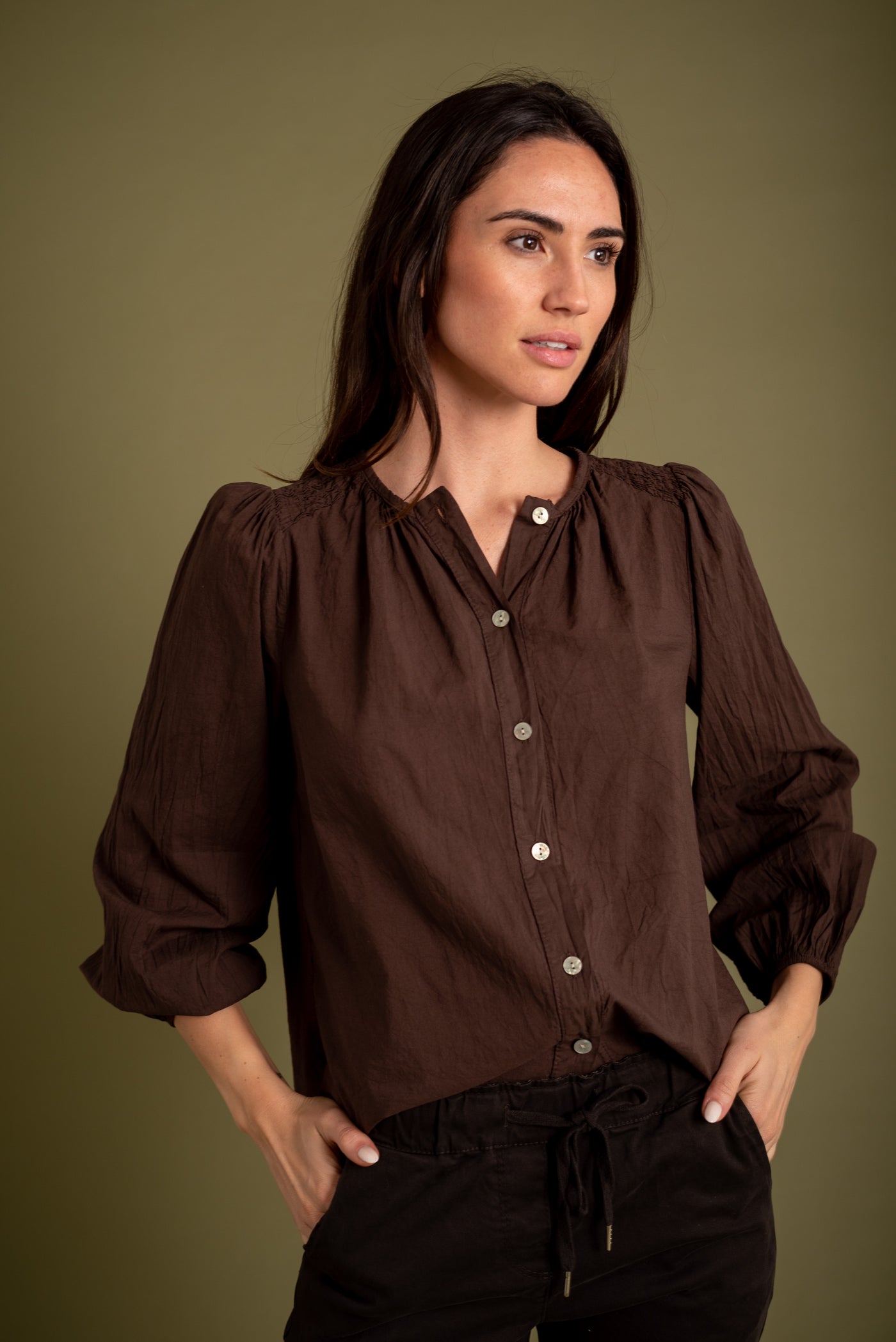 Blusa Julieta Chocolate