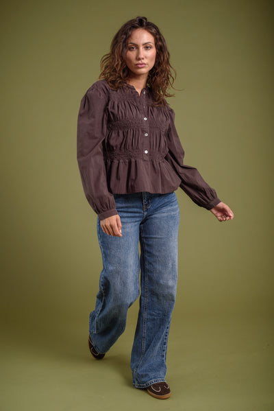 Blusa René Chocolate