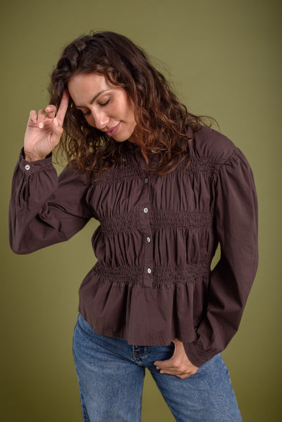Blusa René Chocolate