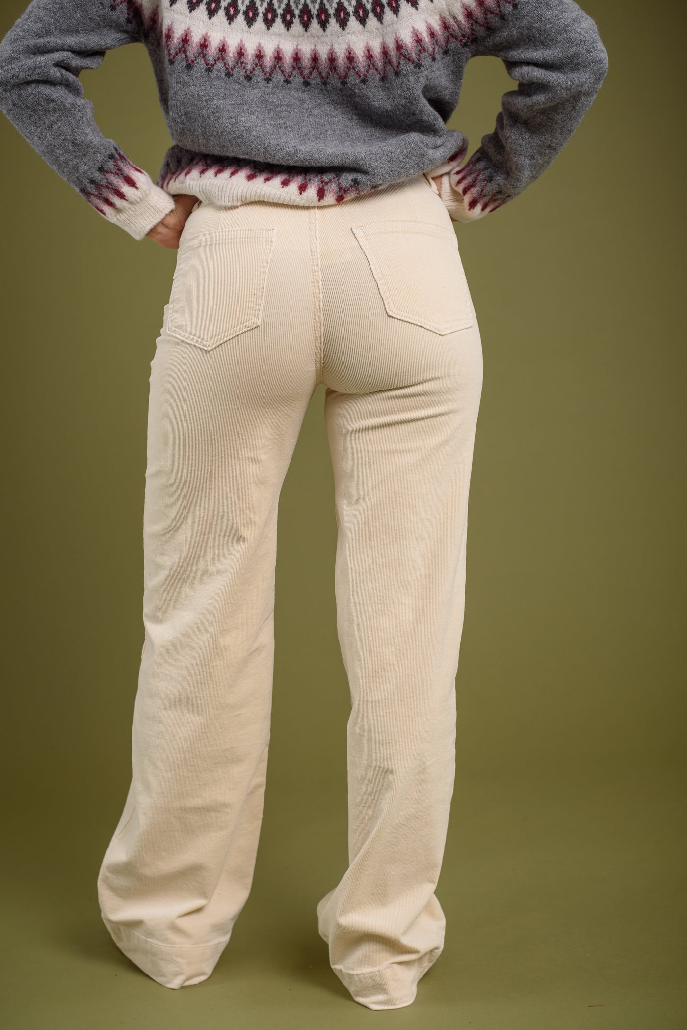 Pantalón Alejandra Pana Beige