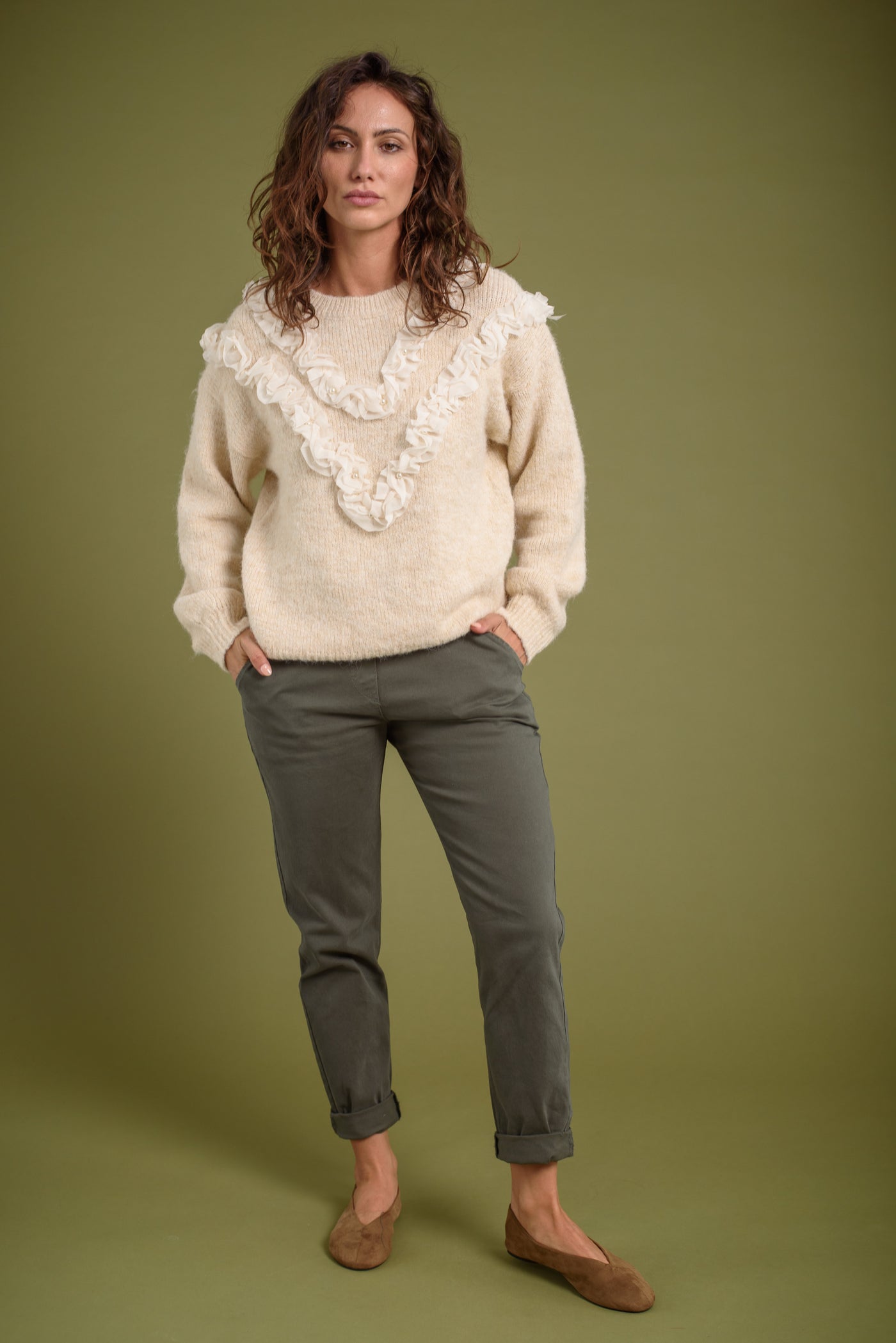 Pantalón Gemma Kaki