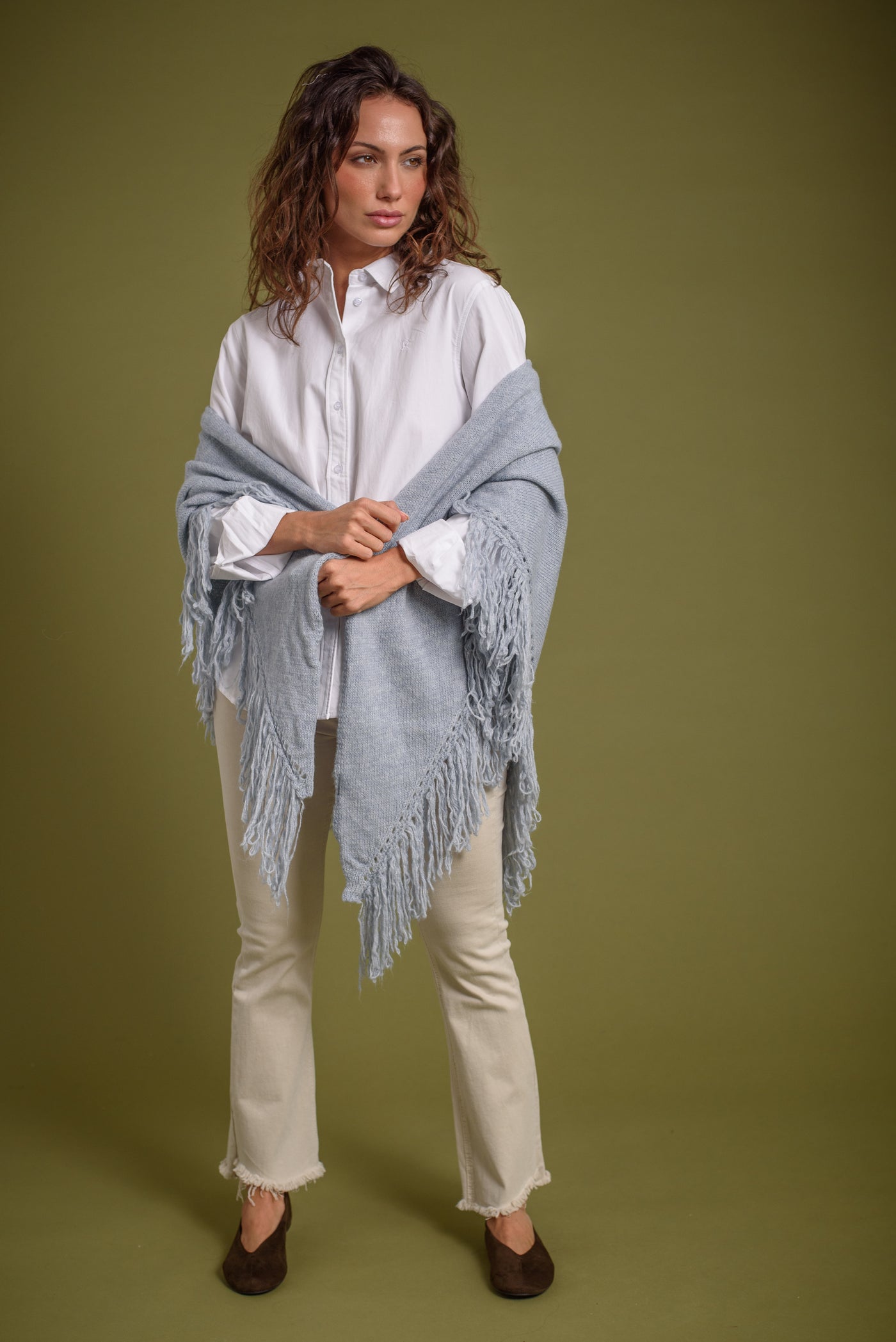 Poncho París Celeste