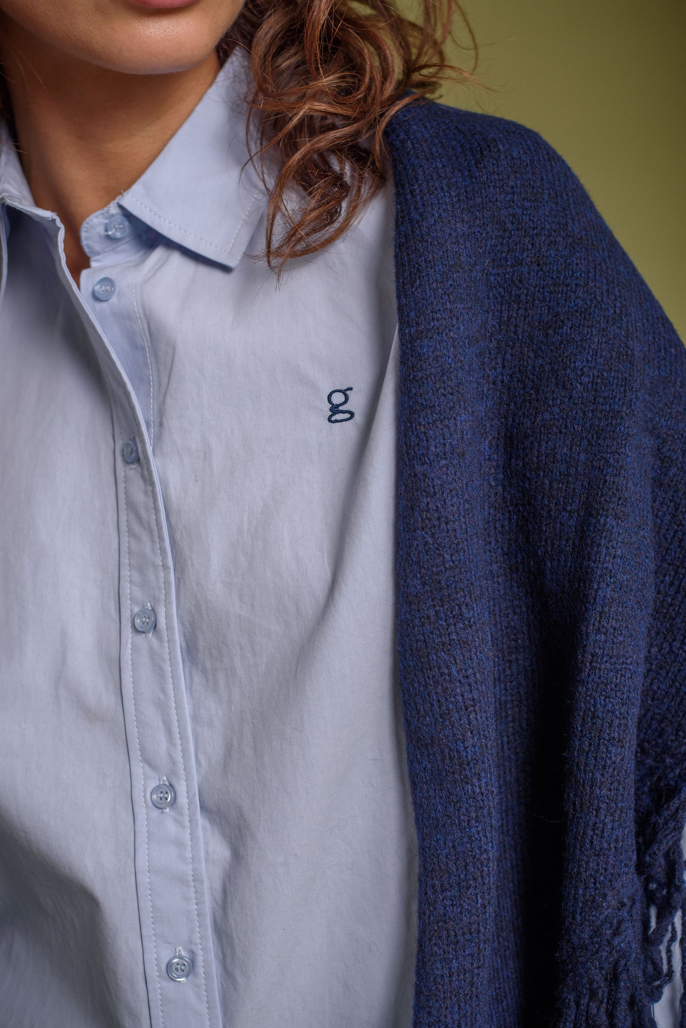 Camisa Luisa Celeste