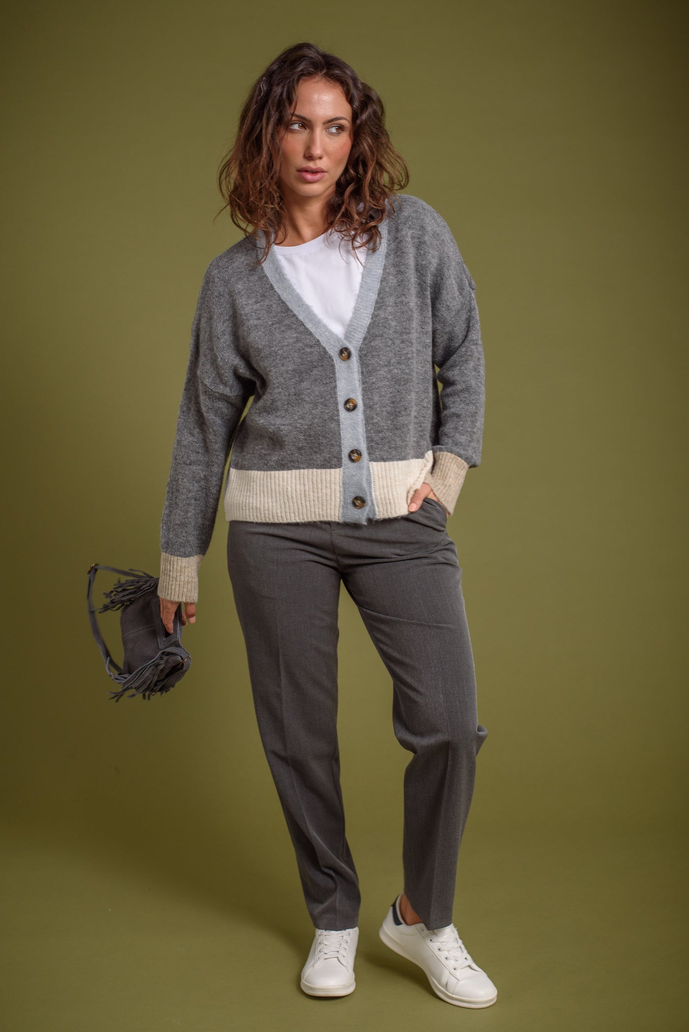 Cardigan Roma Gris