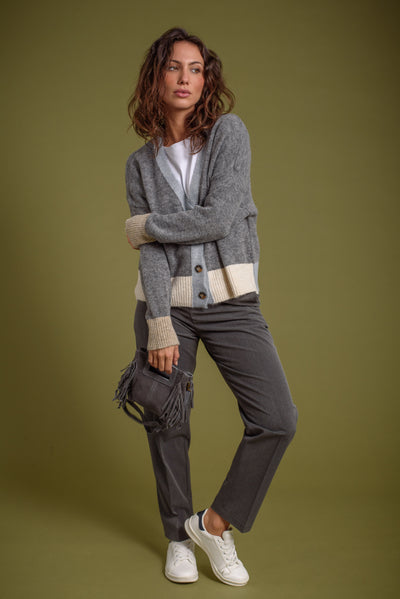 Cardigan Roma Gris