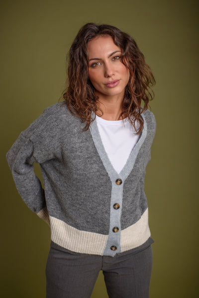Cardigan Roma Gris