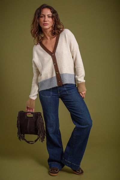 Cardigan Roma Beige