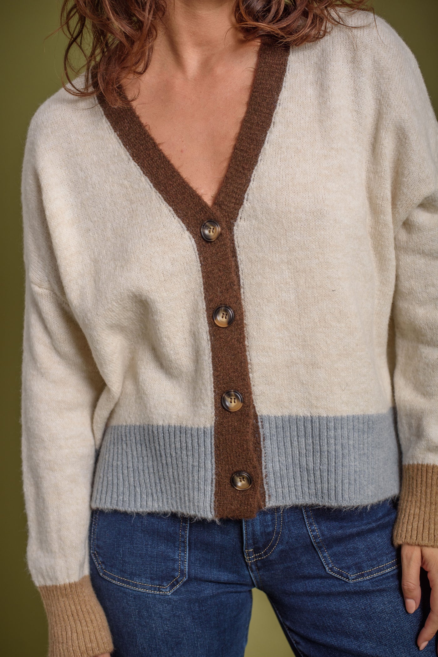 Cardigan Roma Beige