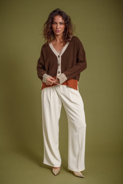 Cardigan Roma Chocolate