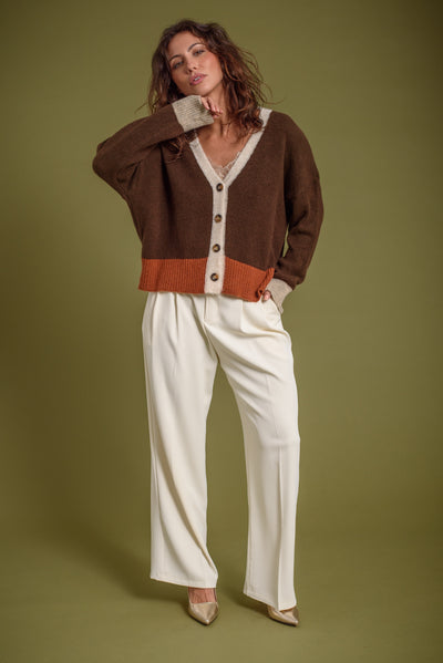 Cardigan Roma Chocolate