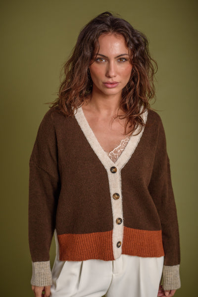 Cardigan Roma Chocolate