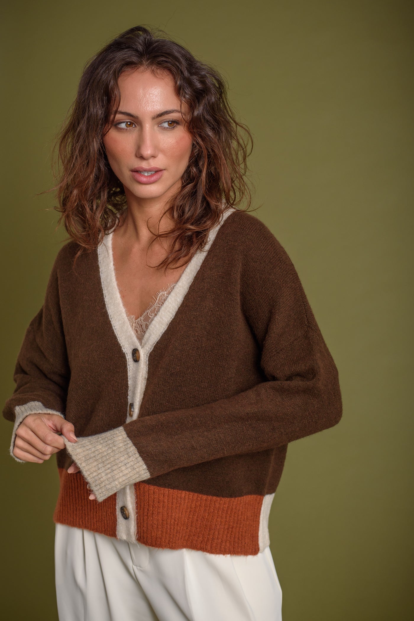 Cardigan Roma Chocolate