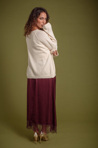 Falda Laia Borgoña
