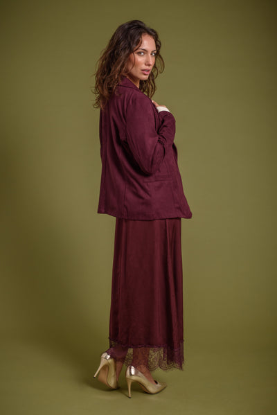 Falda Laia Borgoña