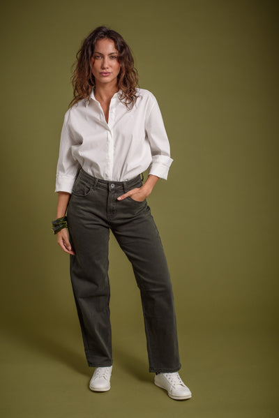 Jeans Milan Verde Caza