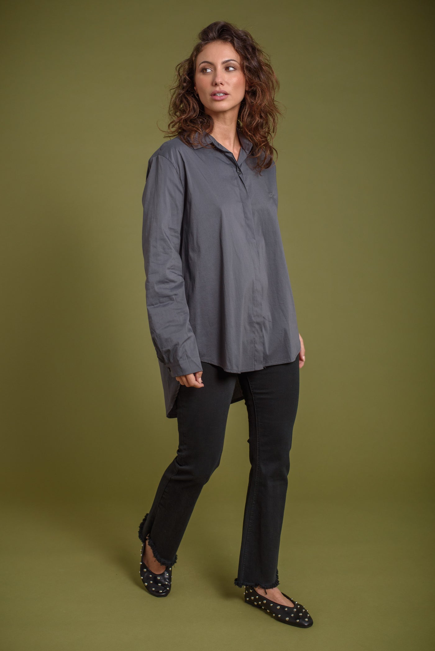 Camisa Melissa Plomo