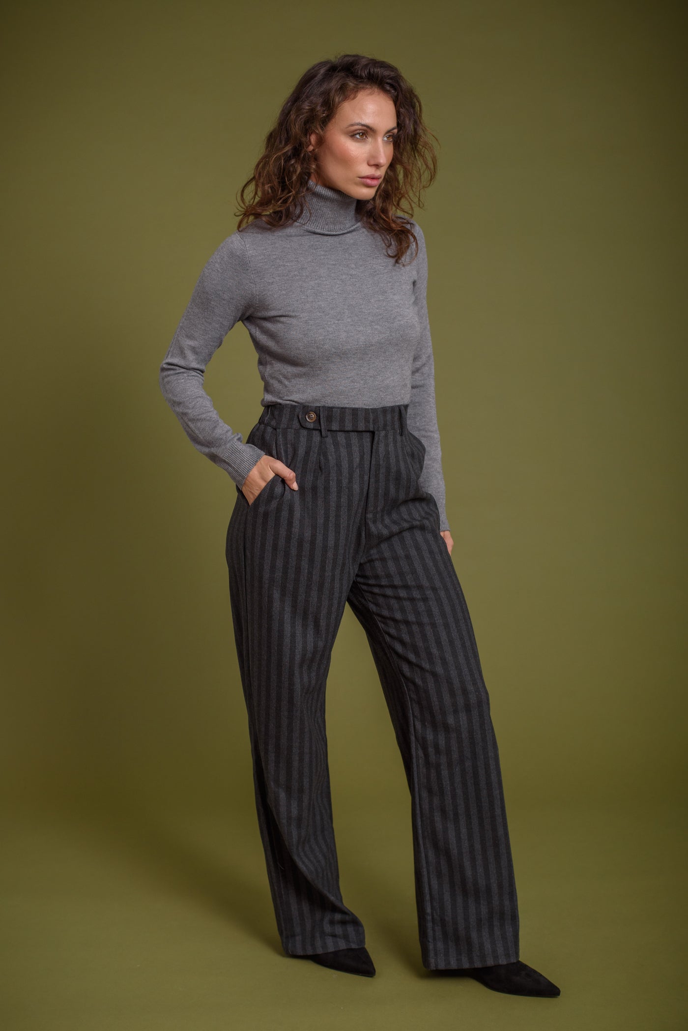 Pantalones Maria Gris