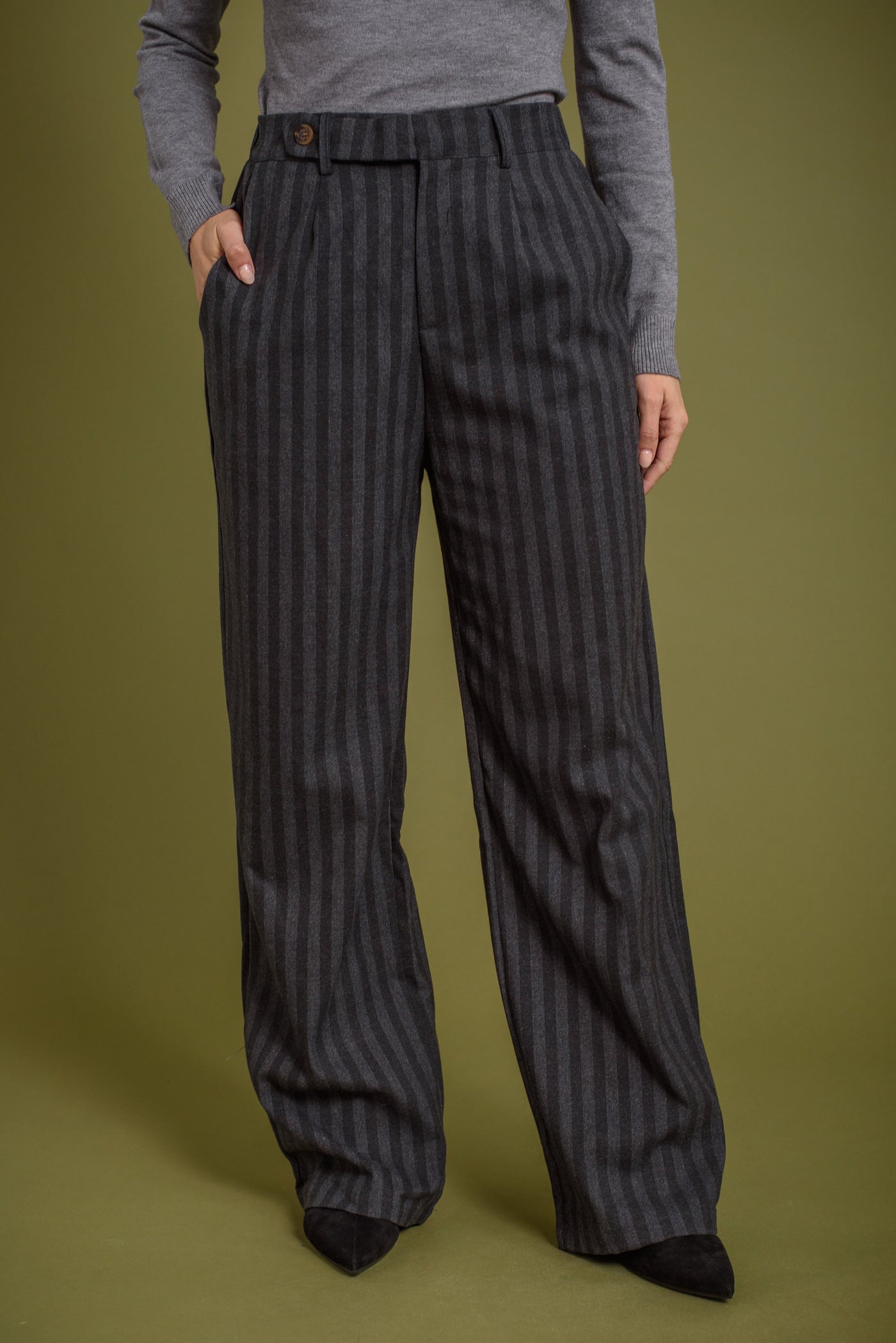 Pantalones Maria Gris