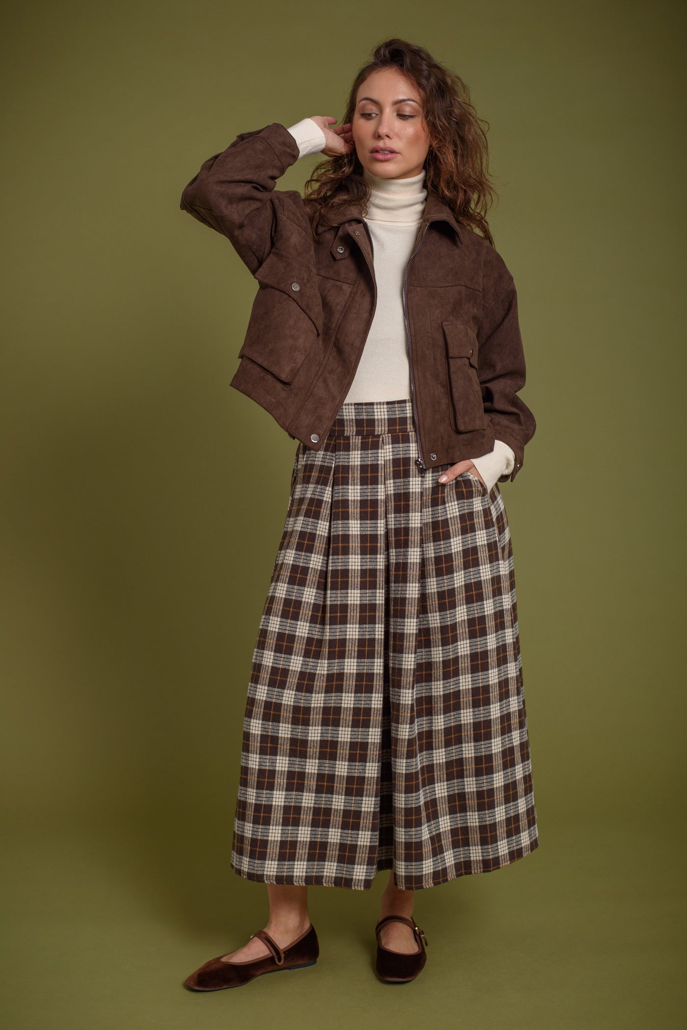 Falda Briana Chocolate