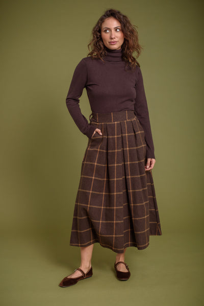 Falda Kate Chocolate