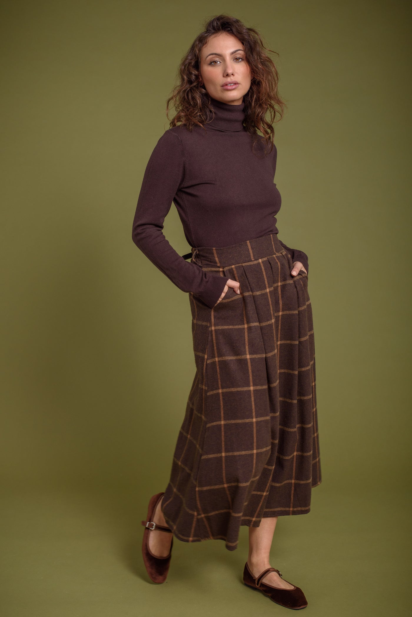 Falda Kate Chocolate