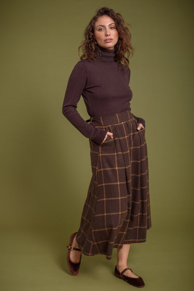 Falda Kate Chocolate