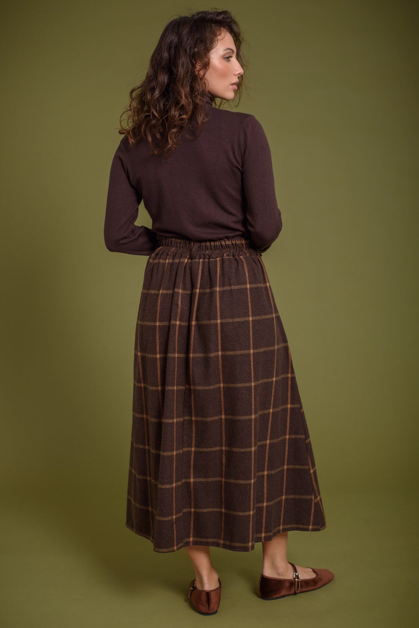 Falda Kate Chocolate