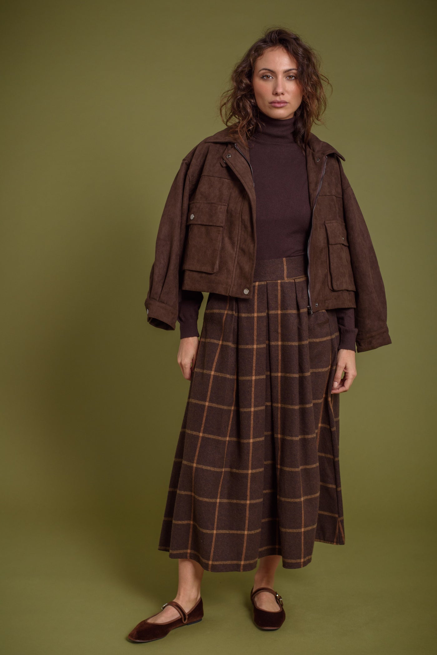 Falda Kate Chocolate