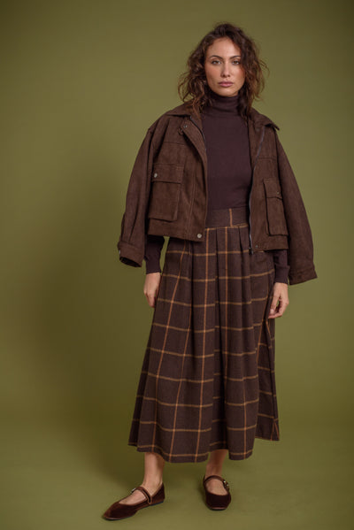 Falda Kate Chocolate