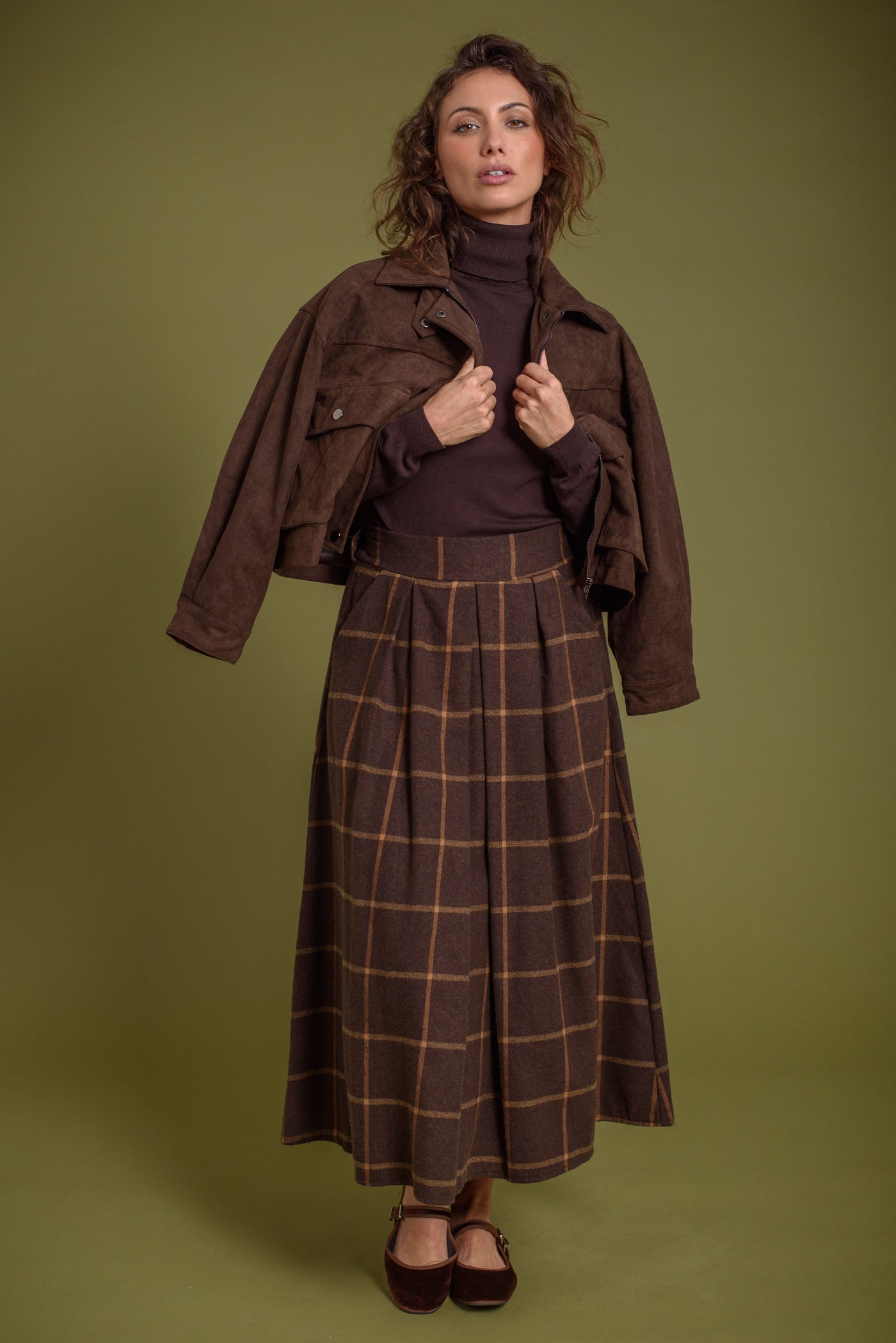 Falda Kate Chocolate