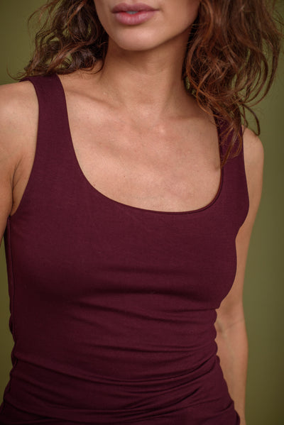 Tank Top Borgoña