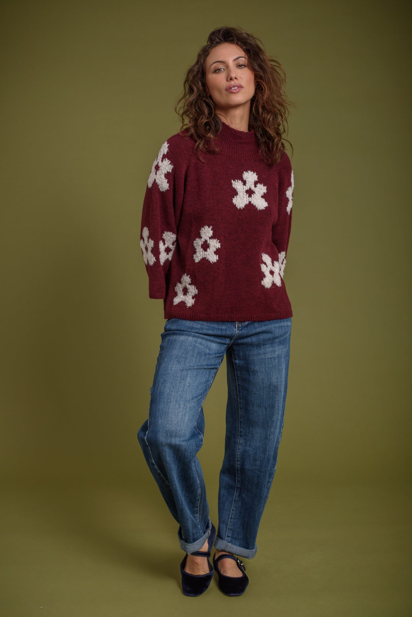 Jersey Catalina Burdeos